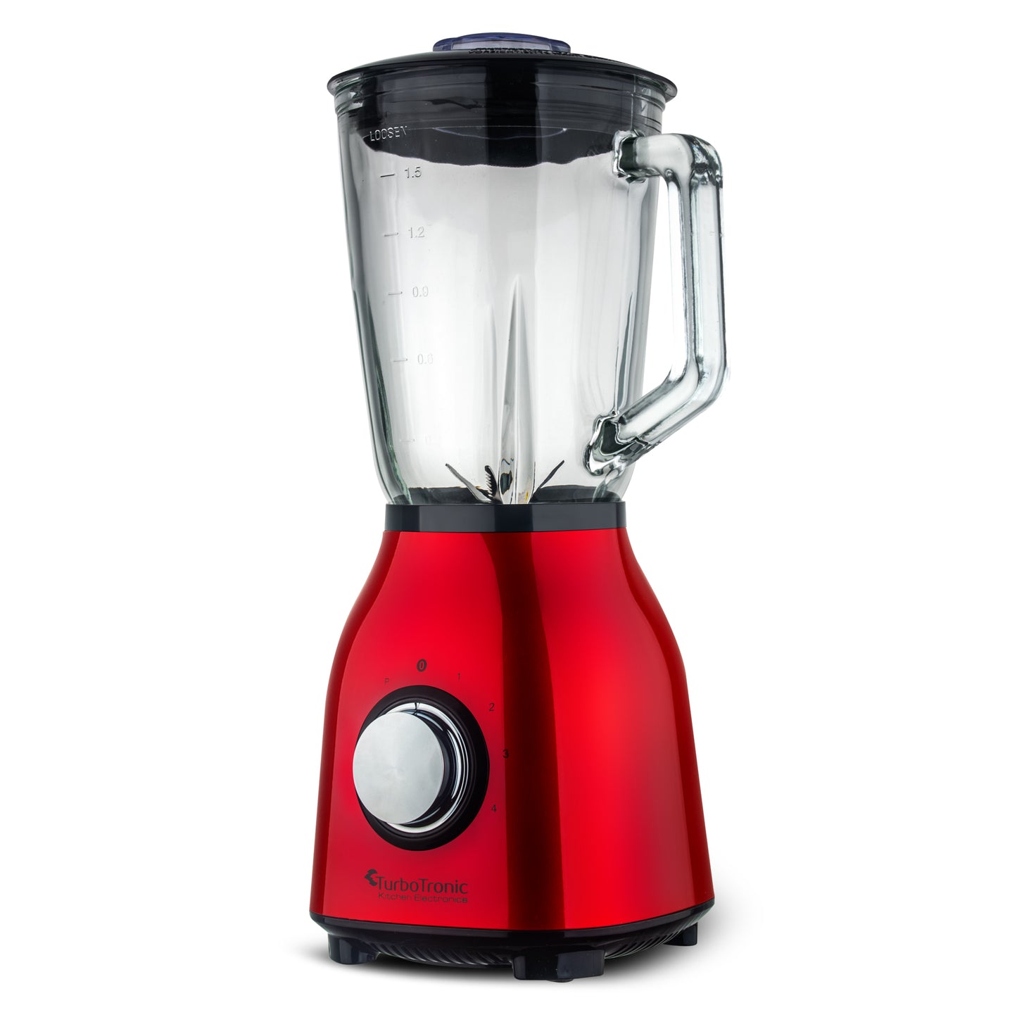 TurboTronic BG6 Blender - Grinder - 1.5 Liter - rød