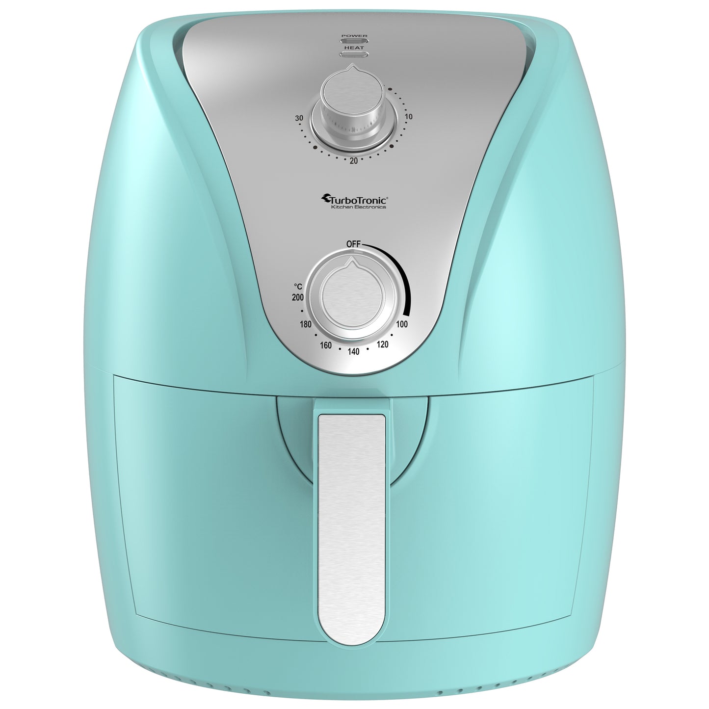 TurboTronic AF9M Airfryer - Hot air fryer - 3.5 Liter - Turkis