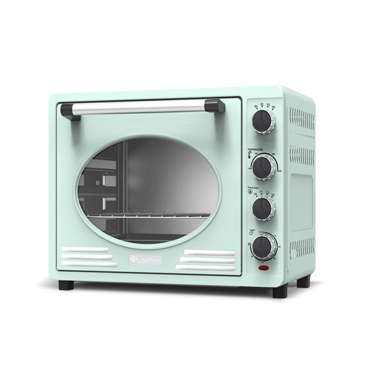 TurboTronic EV35R Retro Elektrisk Ovn - 35 liter - Turkis