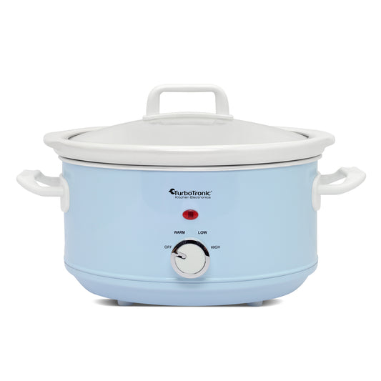 TurboTronic SC3P Slow Cooker - Steamer - 3,5 liter - Blå