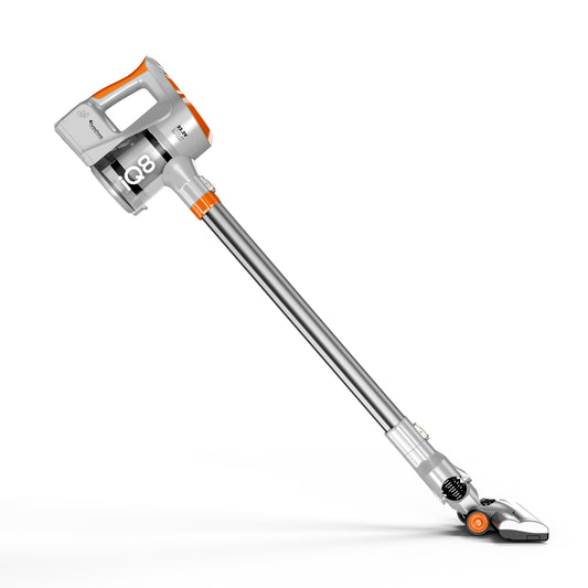 TurboTronic IQ8 Trådløs støvsuger med håndholdt støvsuger - Sølv/Orange