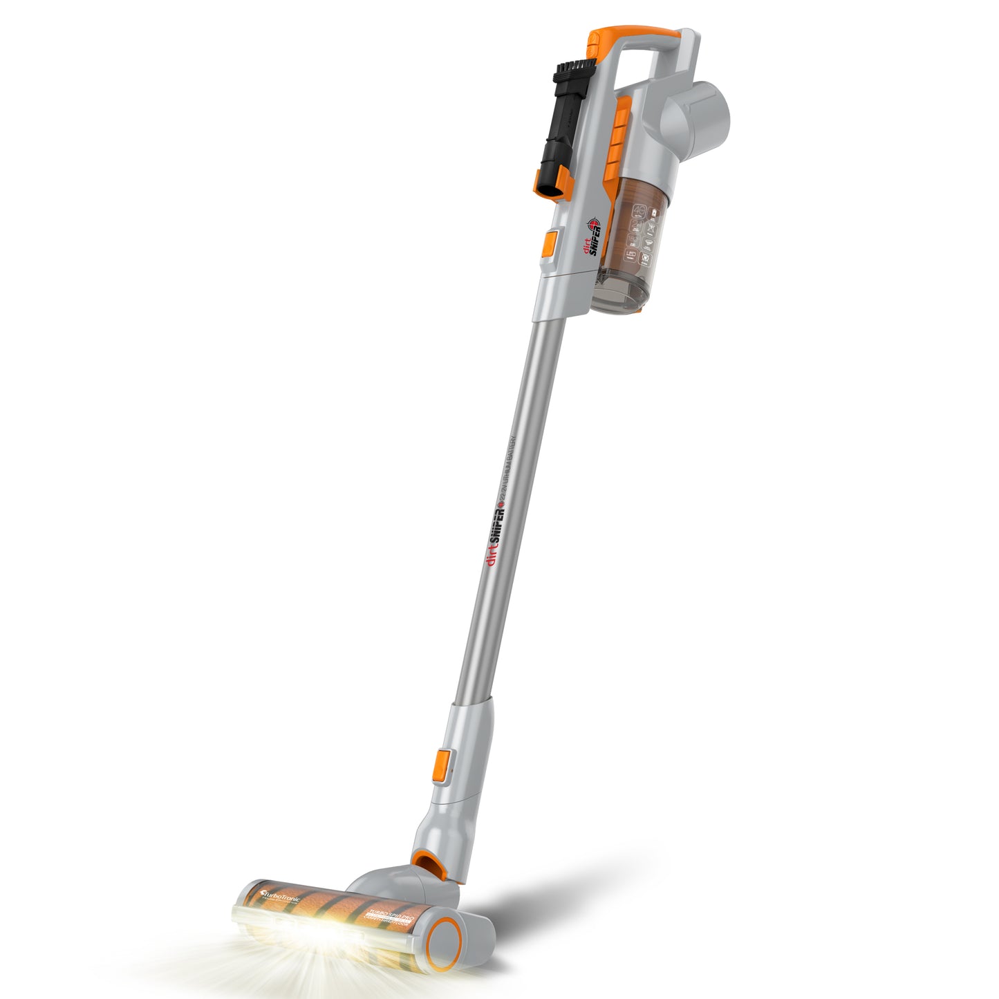 TurboTronic TT-AK47 Cordless Trådløs støvsuger med håndholdt støvsuger - Sølv