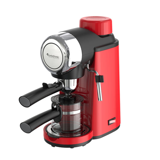 TurboTronic CM24 Stempelmaskine - Espressomaskine - Rød