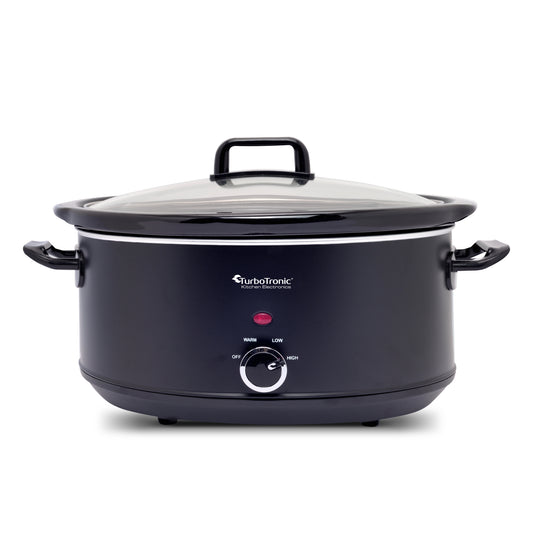 TurboTronic SC6P Slow Cooker - 6,5 liter - Sort